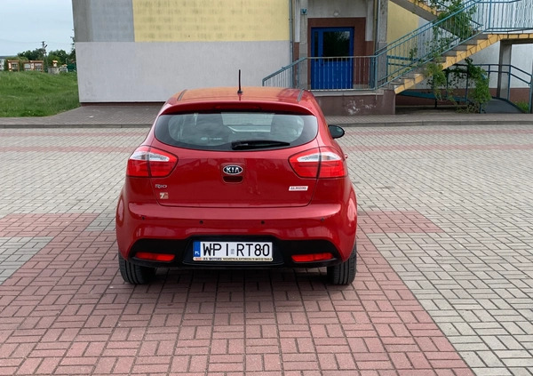 Kia Rio cena 28700 przebieg: 106320, rok produkcji 2011 z Ząbkowice Śląskie małe 154